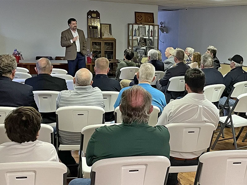 Meeting with Congressman Morgan Luttrell